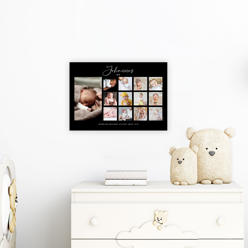 Viser år et som boernefotoplakat med 13 fotos fra plakatcompagniet X