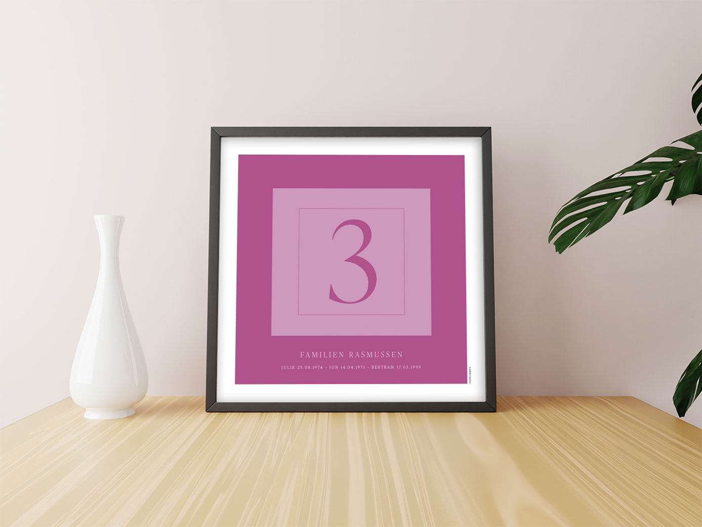 Familieplakat - familiens antal - Billede 43