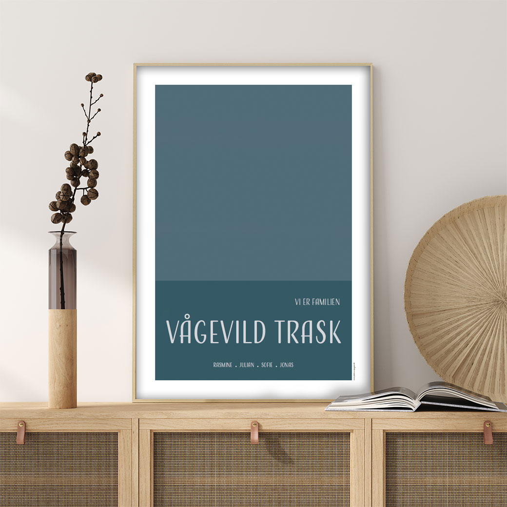 Familieplakat "Vi er familien..." - Billede 11