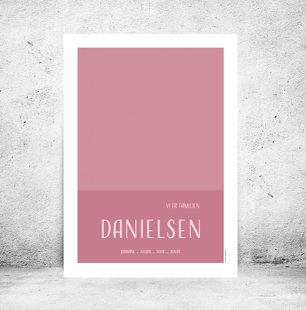 Familieplakat "Vi er familien..." - Billede 16