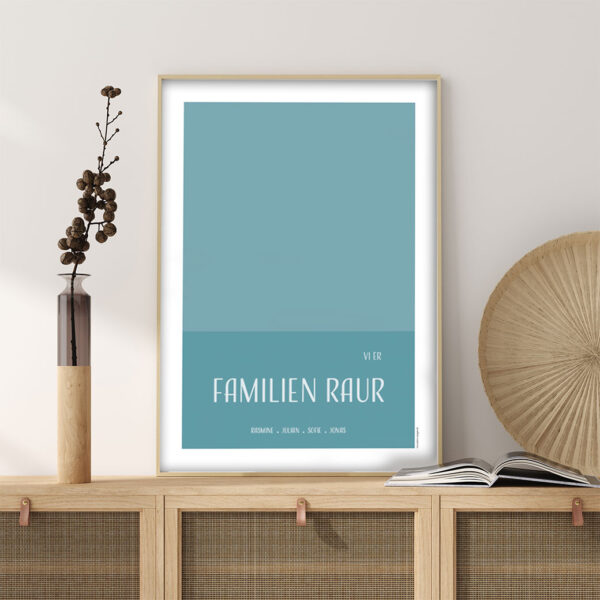 Familieplakat "Vi er familien..." - Billede 25