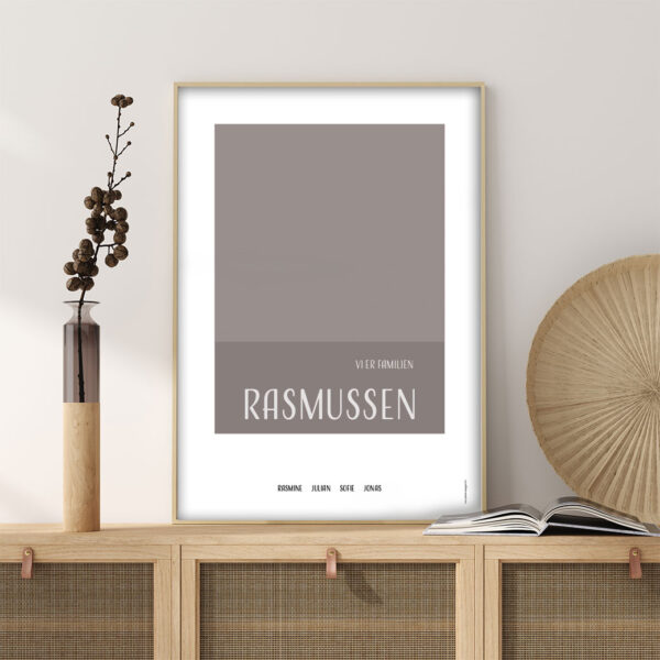 Familieplakat "Vi er familien..." - Billede 51
