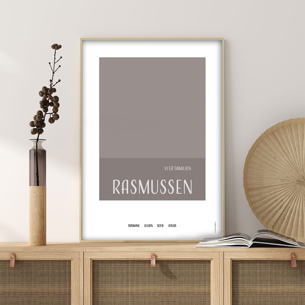 Familieplakat "Vi er familien..." - Billede 51