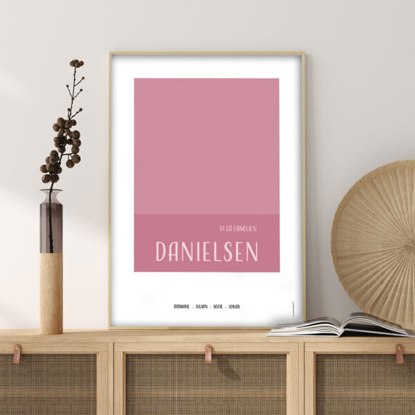 Familieplakat "Vi er familien..." - Billede 61