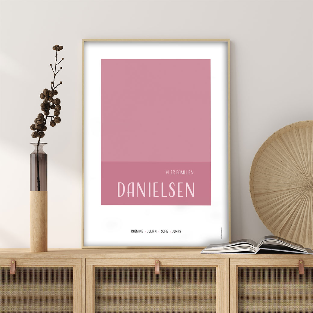 Familieplakat "Vi er familien..." - Billede 61