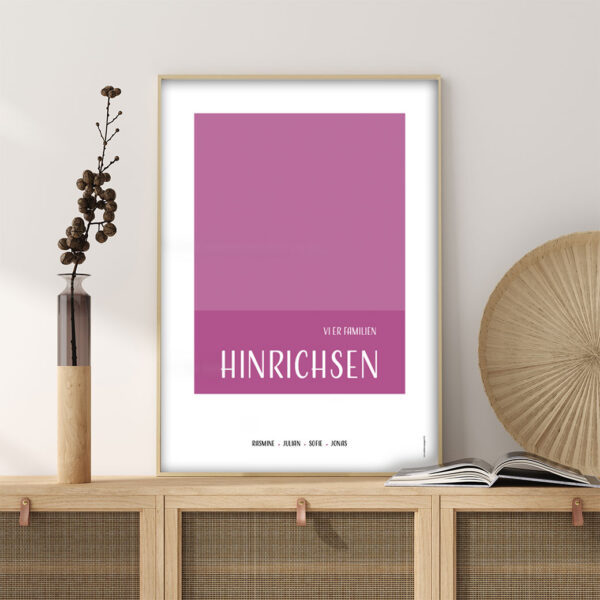 Familieplakat "Vi er familien..." - Billede 65