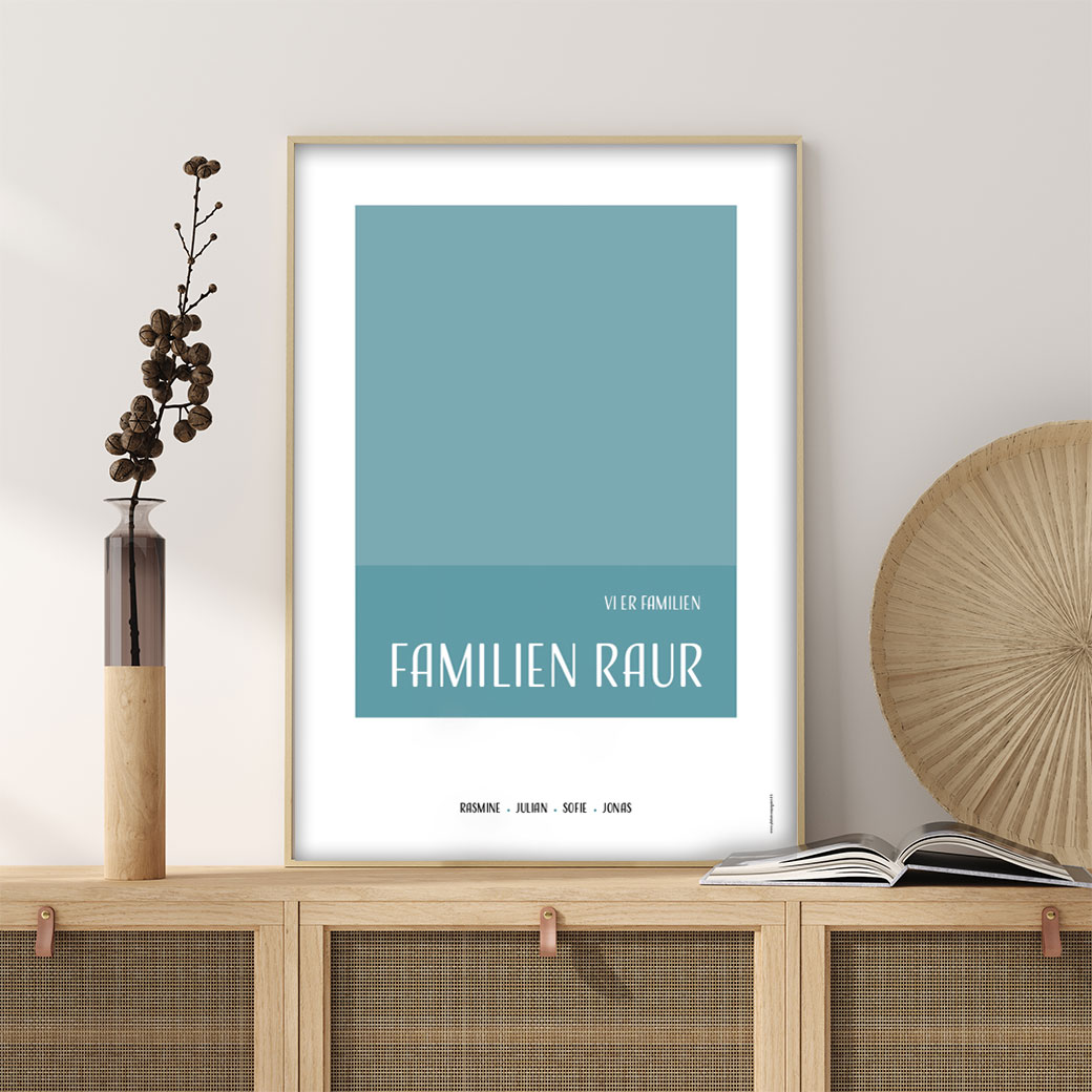 Familieplakat "Vi er familien..." - Billede 71