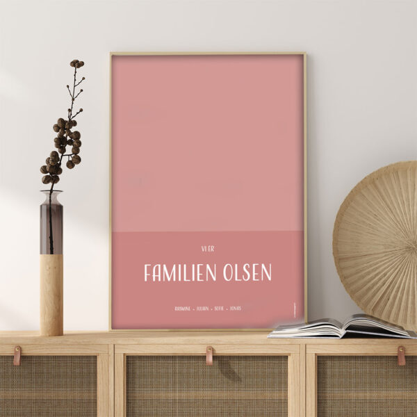 Familieplakat "Vi er familien..." - Billede 29