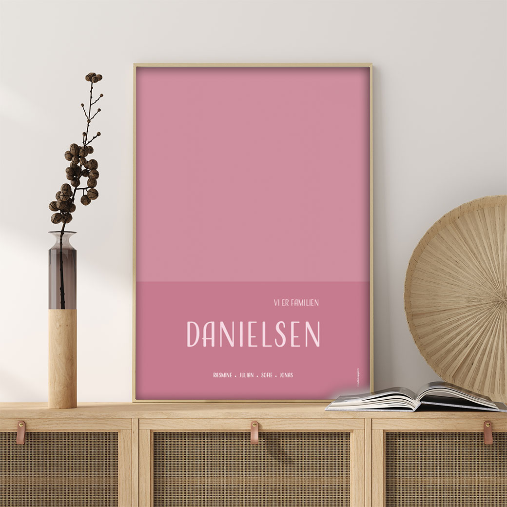 Familieplakat "Vi er familien..." - Billede 37