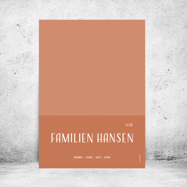 Familieplakat "Vi er familien..." - Billede 40