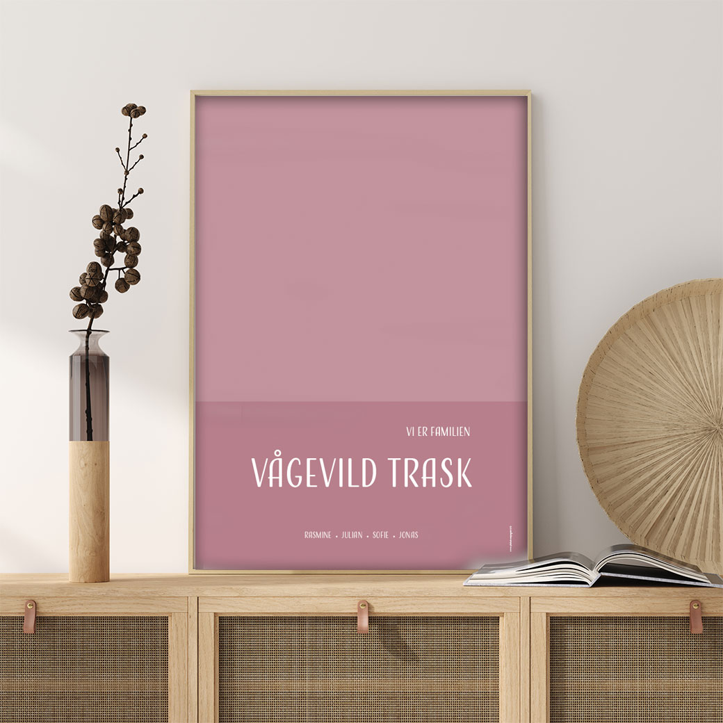 Familieplakat "Vi er familien..." - Billede 43