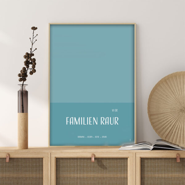 Familieplakat "Vi er familien..." - Billede 47